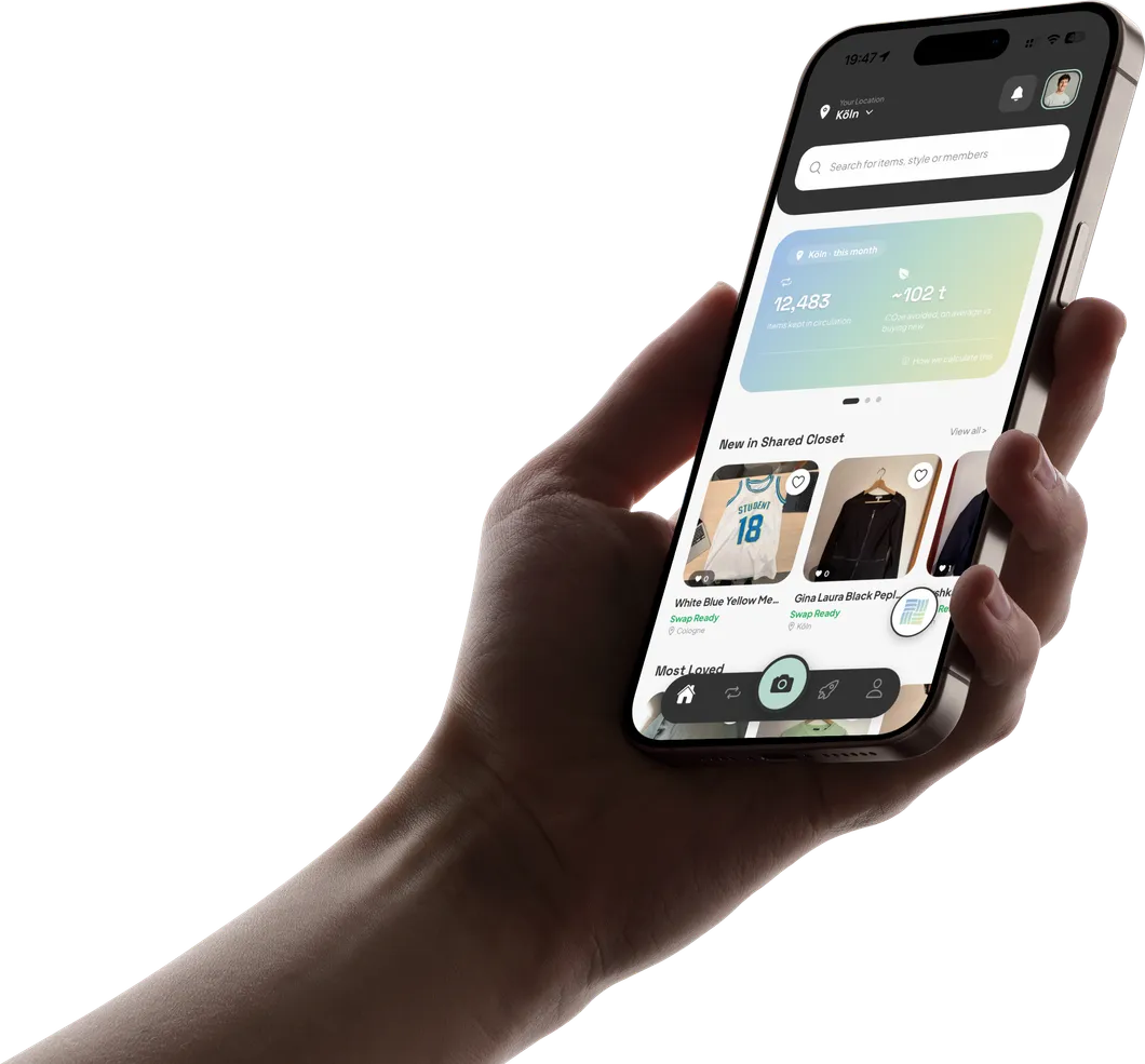 Sally-App mit dem Shared Closet in Köln
